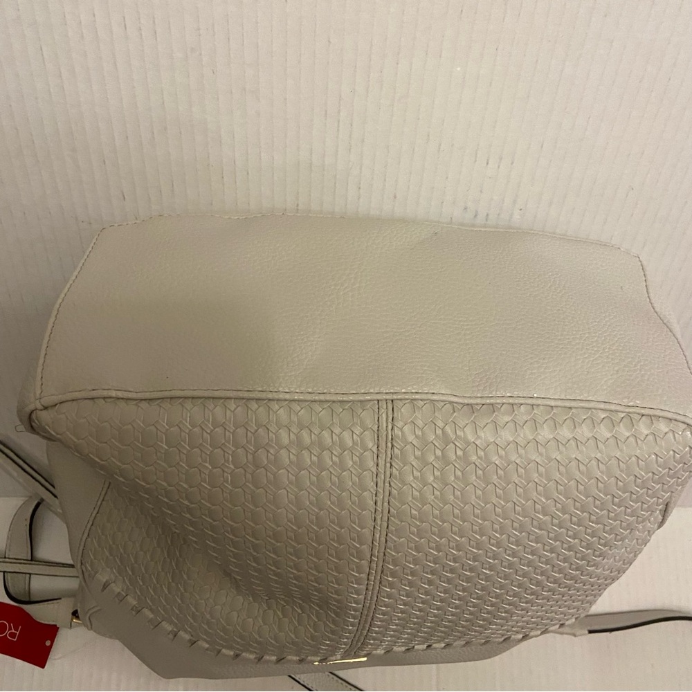 Rosetti Ines Coho Large Hobo In Oyster Mushroom Woven Shoulder Bag New with Tag - Picture 6 of 6